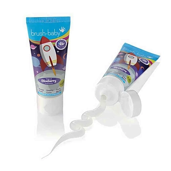 BRUSH-BABY Паста зубная детская от 3-х лет, черника / Brush Baby 50 мл, фото 2