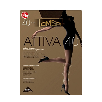 Колготки Marrone 5 (XL) / Attiva 40