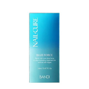 BANDI Покрытие укрепляющее для деформированных ногтей Мощь океана / NAIL CURE BLUE FORCE 14 мл, фото 2