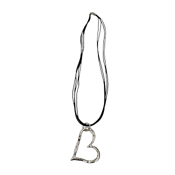 Подвеска Сердце глянцевое серебро