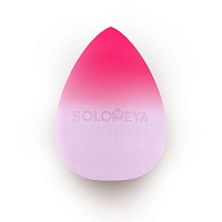 SOLOMEYA Спонж косметический для макияжа меняющий цвет, фиолетовый-розовый / Color Changing blending sponge Purple-pink, фото 4