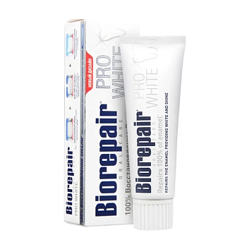 BIOREPAIR Паста зубная сохраняющая белизну эмали / Pro White 75 мл, фото 2