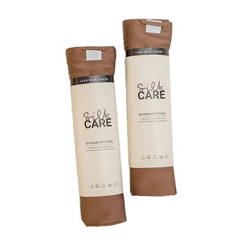 SILK CARE Полотенце шелковое для волос и тела шоколадное 120х60 см / Silk Care, фото 3