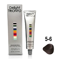 CONSTANT DELIGHT 5-6 крем-краска стойкая для волос, светло-коричневый шоколадный / Delight TRIONFO 60 мл, фото 2
