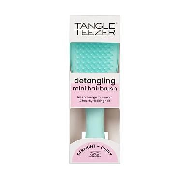 TANGLE TEEZER Расческа для волос / The Wet Detangler Mini Sea Green