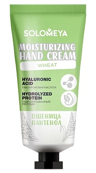 SOLOMEYA Крем увлажняющий для рук с протеинами пшеницы / Intensive Moisturizing Hand Cream with wheat proteins 50 мл, фото 1