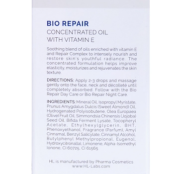 HOLY LAND Концентрат масляный с регенерирующим комплексом / Bio Repair Concentrated Oil 15 мл, фото 4