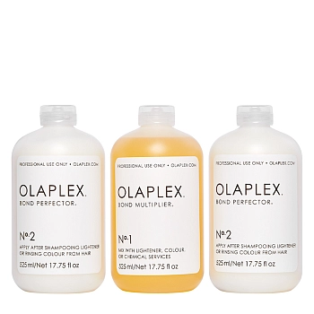 OLAPLEX Набор стилиста: восстановление и защита волос (концентрат-защита 525 мл + коктейль-фиксатор 2*525 мл) Salon Kit, фото 2