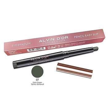 ALVIN D'OR Тени-карандаш для век, тон 07 / Pencil easy slip dark green 0,29 гр, фото 2