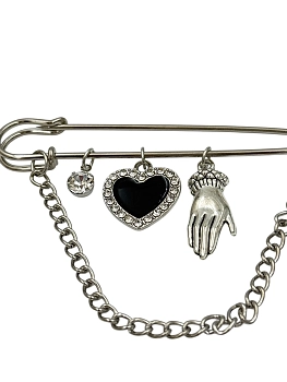 IWOU PROFESSIONAL Брошь-булавка Сердце и перчатка, фото 2