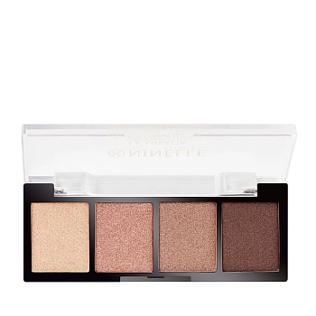 NINELLE Тени для век 4 оттенка, №502 нюдовый сатиновый / LA MIRADA 3,4 гр, фото 2