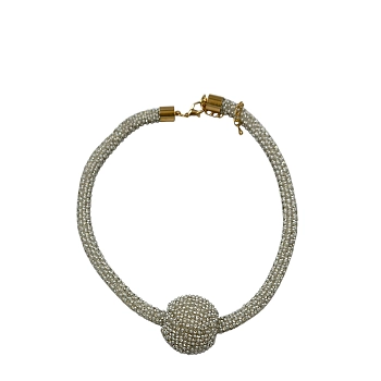 Ожерелье Шар в стразах