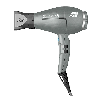 PARLUX Фен Digitalyon Glitter Grey серый, ионизация, 2 насадки 2400 Вт, фото 1