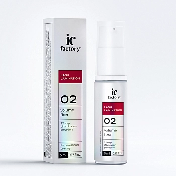 INNOVATOR COSMETICS Состав #2 для ламинирования ресниц / VOLUME FIXER IC FACTORY 5 мл, фото 2