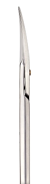 SILVER STAR Ножницы для кутикулы 18 мм, классическая форма / PROLINE