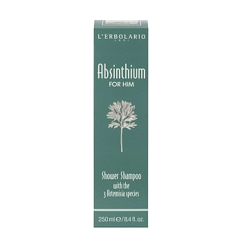 LERBOLARIO Шампунь и гель для душа для мужчин / Absinthium for Him Shower Shampoo 250 мл, фото 3