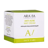 ARAVIA Крем матирующий для лица / ARAVIA Laboratories Anti-Acne Mat Cream 50 мл, фото 6