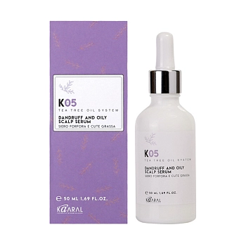 KAARAL Сыворотка от перхоти для жирной кожи головы / К05 DANDRUFF AND OILY SCALP SERUM 50 мл, фото 3