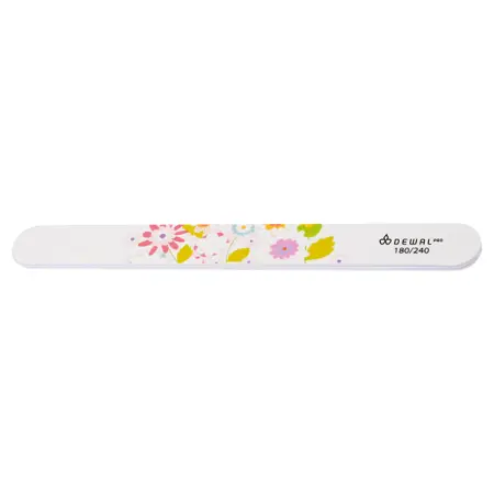 DEWAL PROFESSIONAL Пилка для ногтей прямая Design Edition 180/240 18 см - 1
