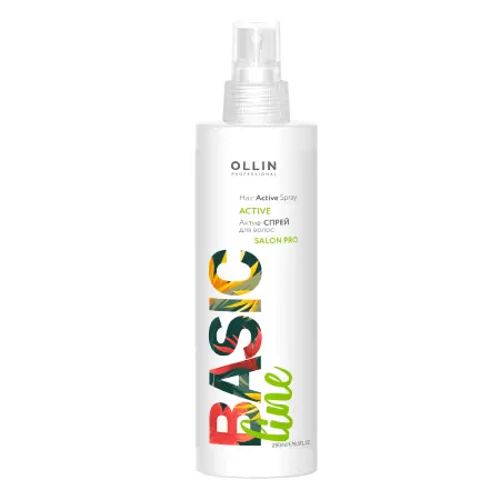OLLIN PROFESSIONAL Актив-спрей для волос / Hair Active Spray BASIC LINE 250 мл - 1