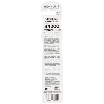 REVYLINE Щётка зубная, красный персик / S4000 Travel Glass, фото 2