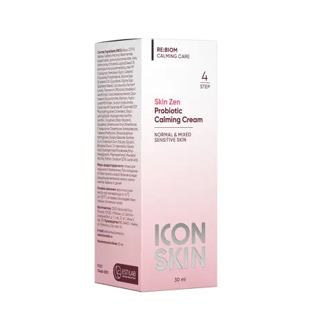 ICON SKIN Крем успокаивающий с пробиотическим комплексом / SKIN ZEN 30 мл - 3