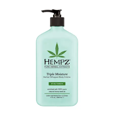 HEMPZ Молочко увлажняющее для тела Тройное увлажнение / Triple Moisture Herbal Whipped Body Creme 500 мл - 1