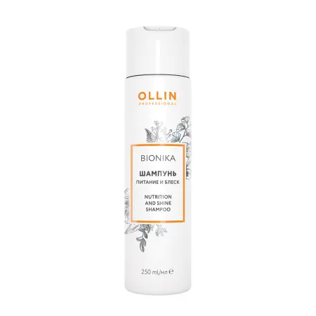 OLLIN PROFESSIONAL Шампунь Питание и блеск / OLLIN BIONIKA 250 мл - 1