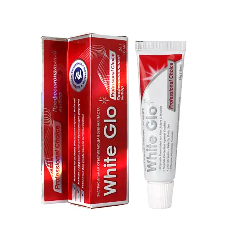 WHITE GLO Паста зубная отбеливающая профессиональный выбор / White Glo 24 гр - 2