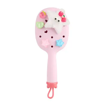 SOLOMEYA Набор украшений для расчески, Пушистое настроение / Set of charms for hair brush, Fluffy mood, 5 шт, фото 2