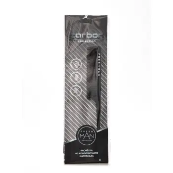 FRESHMAN Расческа разноуровневая для моделирования и стрижки с хвостом / Collection Carbon, фото 3
