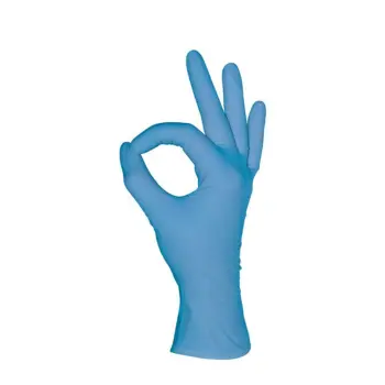 Перчатки нитрил голубые медицинские S Connect Blue Nitrile 100 шт