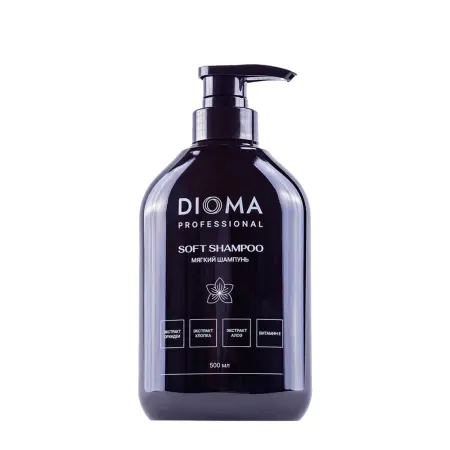 DIOMA PROFESSIONAL Шампунь мягкий для увлажнения и уплотнения волос / Soft Shampoo 500 мл - 1