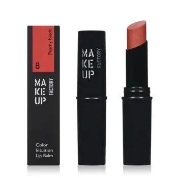 MAKE UP FACTORY Бальзам для губ, 8 персиковый нюд / Color Intuition Lip Balm 2,5 гр, фото 5