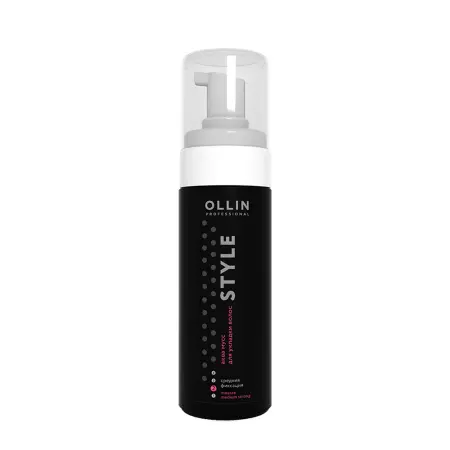 OLLIN PROFESSIONAL Аква мусс средней фиксации для укладки / Aqua Mousse Medium STYLE 150 мл - 1