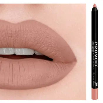 PROVOC Подводка гелевая в карандаше для губ, 29 бежево-розовый / Gel Lip Liner Cinnamon&Sugar, фото 4