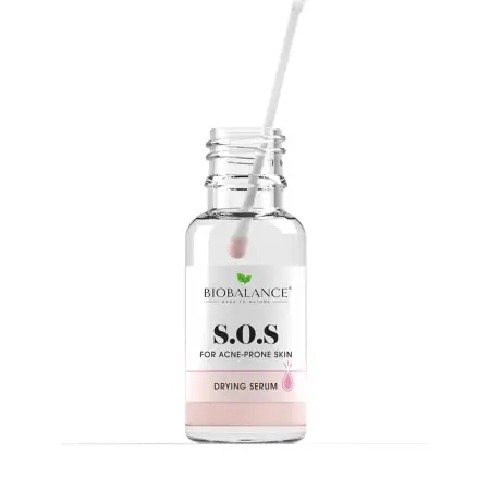 BIOBALANCE Сыворотка SOS подсушивающая для лица для борьбы с акне / SOS DRYING SERUM FOR ACNE PRONE SKIN 20 мл - 3