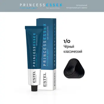 ESTEL PROFESSIONAL 1/0 краска для волос, черный классический / ESSEX Princess 60 мл, фото 2