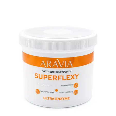 ARAVIA Professional Паста для шугаринга Мягкая с ферментами / SUPERFLEXY Ultra Enzyme 750 г - 1