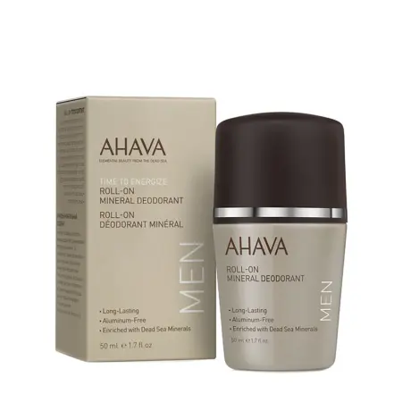 AHAVA Дезодорант шариковый, богатый магнием / Time To Energize 50 мл - 3