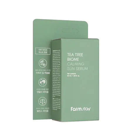 FARMSTAY Сыворотка солнцезащитная успокаивающая для лица с чайным деревом / Tea Tree Biome Calming Sun Serum 50 мл - 2