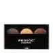 PROVOC Набор теней для бровей, 04 темно-коричневый / EYEBROWNS Brow Palette 3,9 гр, фото 1