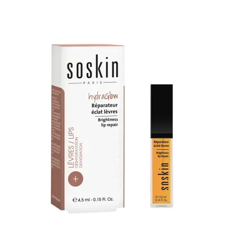 SOSKIN Масло-блеск восстанавливающее для губ / R+ HydraGlow Brightness Lip Repair nourishing 5 мл - 2