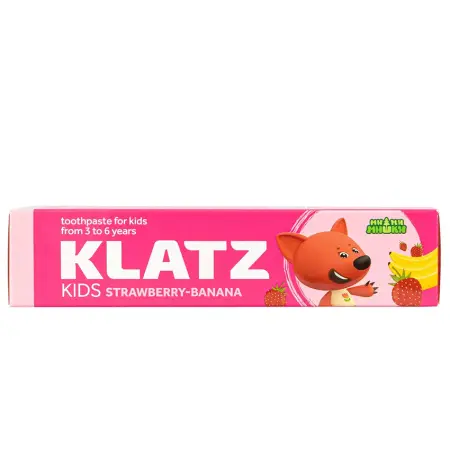 KLATZ Паста зубная Мимимишки клубника-банан / Klatz KIDS 40 мл - 5