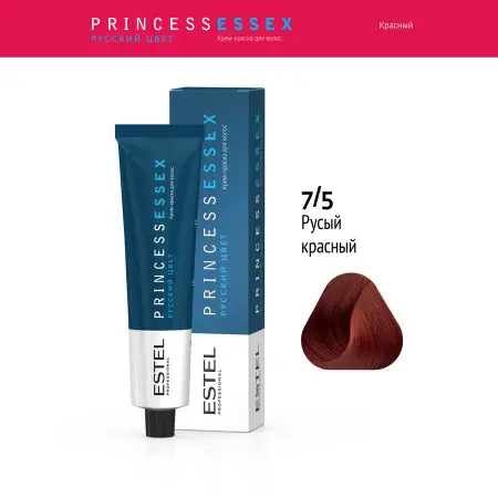 ESTEL PROFESSIONAL 7/5 краска для волос, средне-русый красный / ESSEX Princess 60 мл - 2