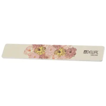 DEWAL PROFESSIONAL Пилка для ногтей Design Edition, широкая 180/240 18 см, фото 2
