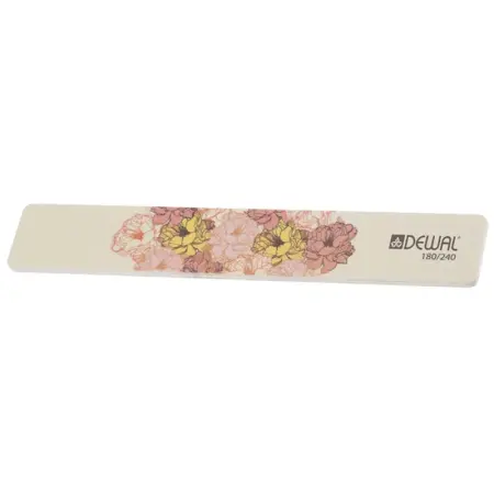 DEWAL PROFESSIONAL Пилка для ногтей Design Edition, широкая 180/240 18 см - 2