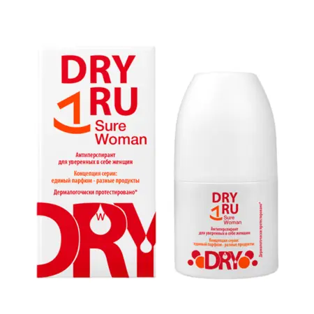 DRY RU Антиперспирант для уверенных в себе женщин / Sure Woman 50 мл - 1