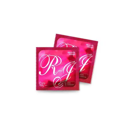 R and J Презервативы ребристые, натуральный латекс / DELICATE 3 шт - 2