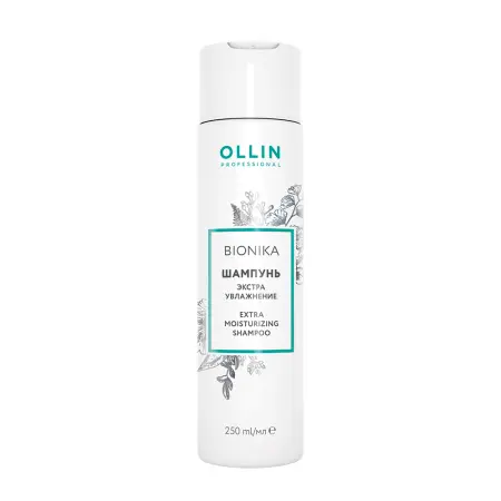 OLLIN PROFESSIONAL Шампунь для поврежденных волос Экстра увлажнение / BIONIKA 250 мл - 2